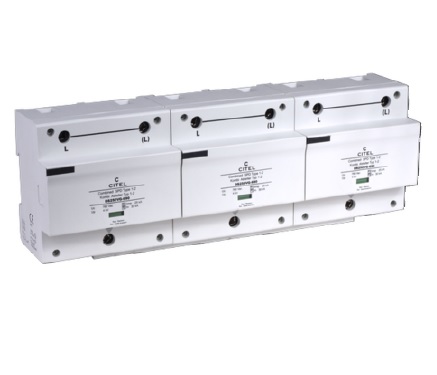 DS253VG-1000 Bộ cắt sét 3 pha 1000V TNC (Type 1+2+3, Iimp 25/75kA, Imax 60/180kA)