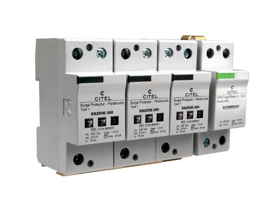 DS254E-300/G Type 1+2 AC surge protector - 3-phase+N