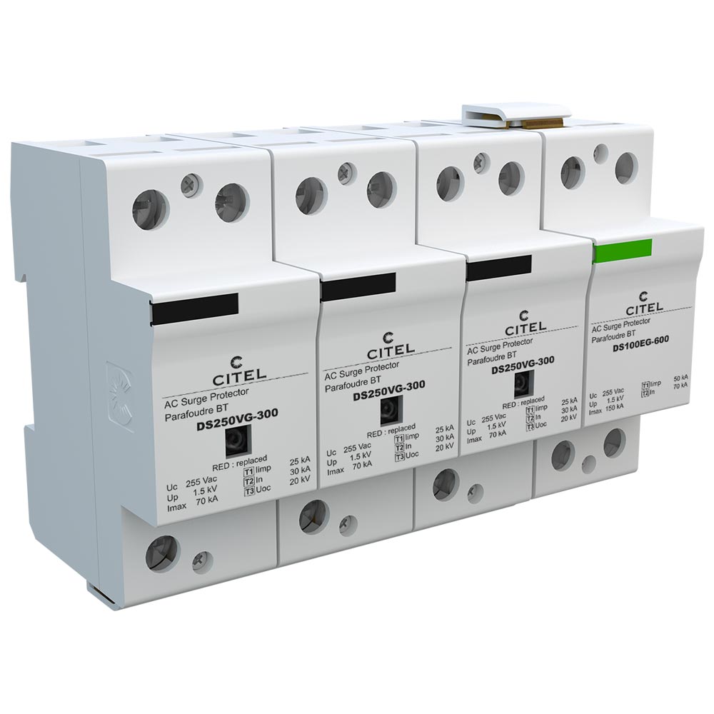 DS254VG-300/G Type 1+2+3 AC surge protector - 3-phase+N