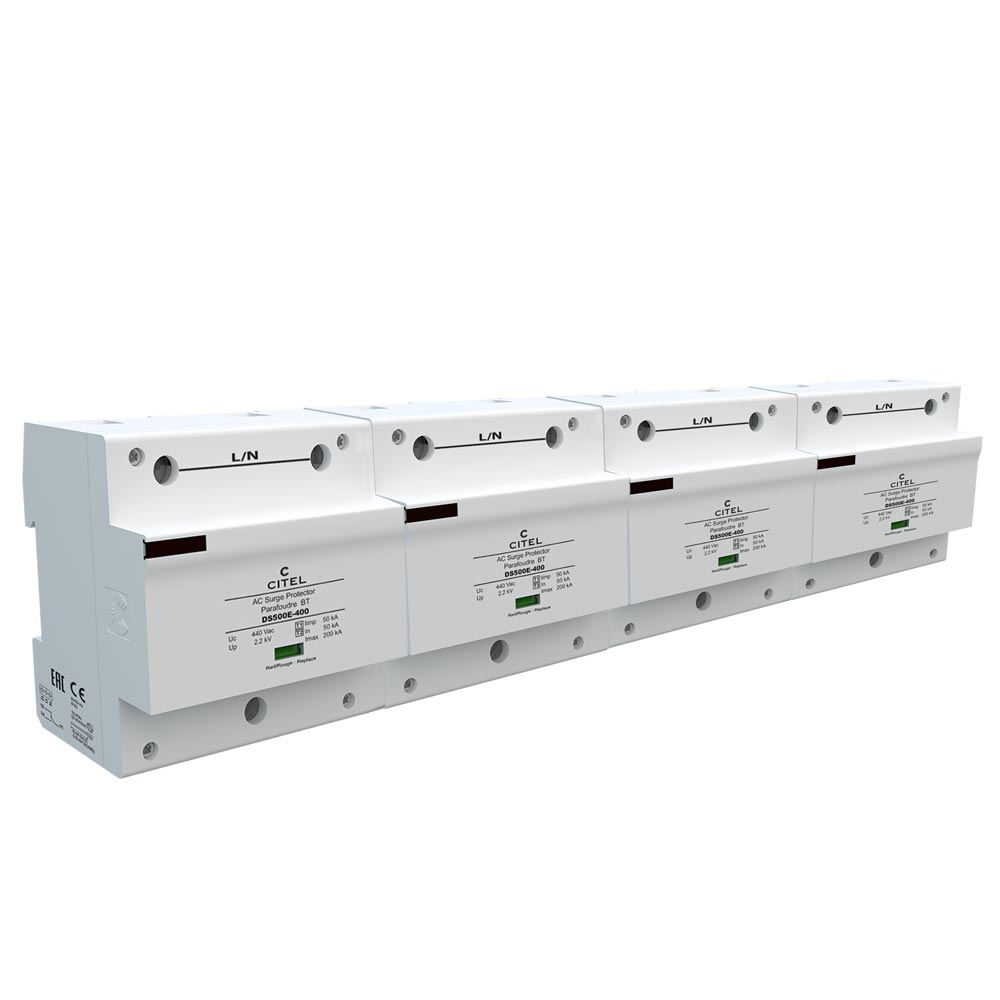 DS504E-400 Type 1+2 AC surge protector - 3-phase+N
