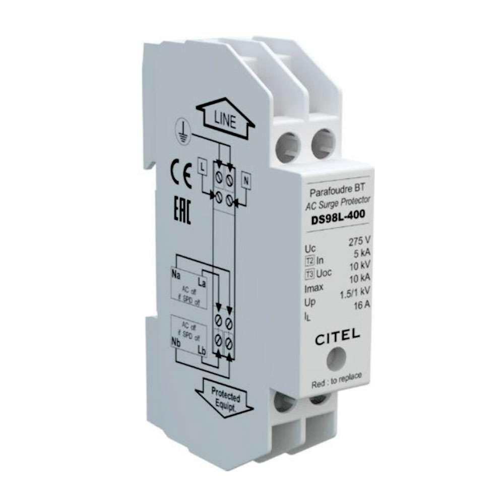 DS98L-400 Type 2+3 AC surge protector single-phase