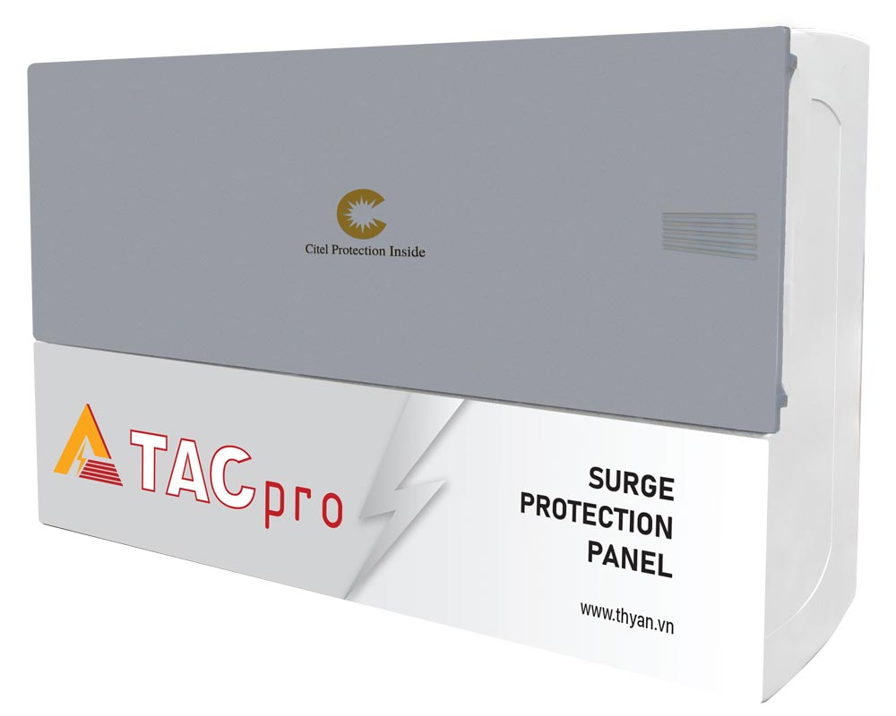 PDS152G-40-63A Type 1+2 single-phase coordinated AC surge and filter protection panel