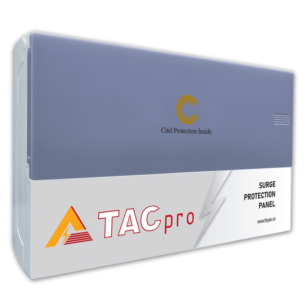 Tủ chống sét 3 pha PDS254E-300G-F (Type 1+2, 25kA+70kA, Cầu chì)