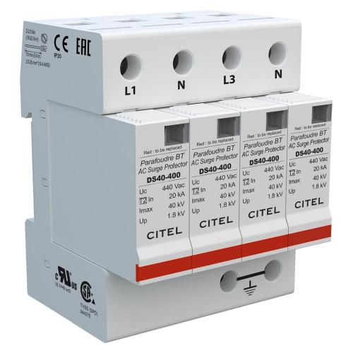 DS44-400 Type 2 AC surge protector - 3-phase+N