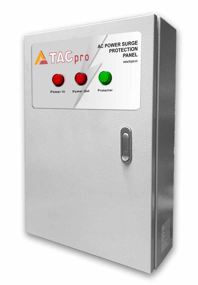 SDACN1252C-41HF-100A AC surge protection panel (1-phase, Type 1+2+3, 100A, 25kA/70kA)