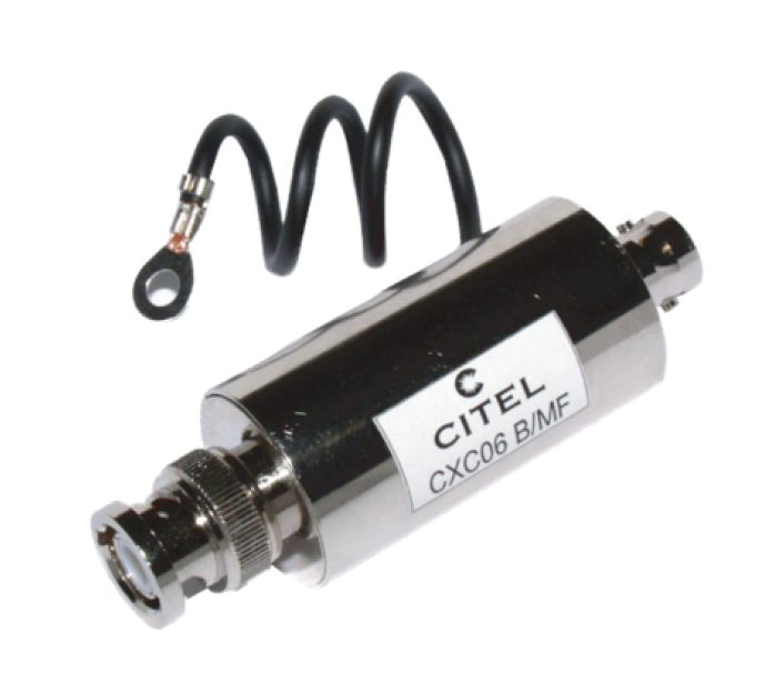 CXC06-B/MF Chống sét cho đường tín hiệu Video camera (BNC Đực/Cái, 10kA, 6V)