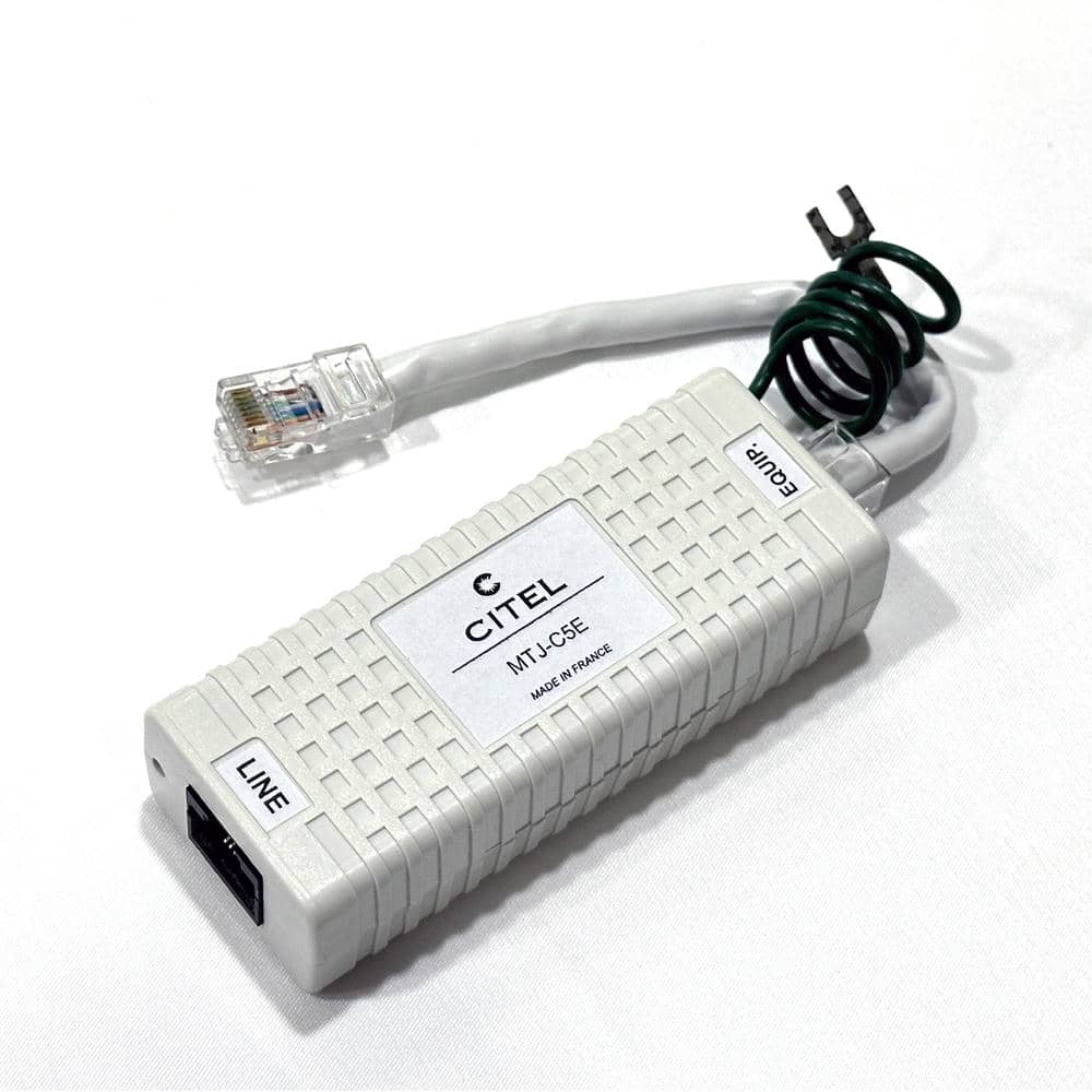 MTJ-C5E surge protector for 1Gb Ethernet (UTP, RJ45, 97A)