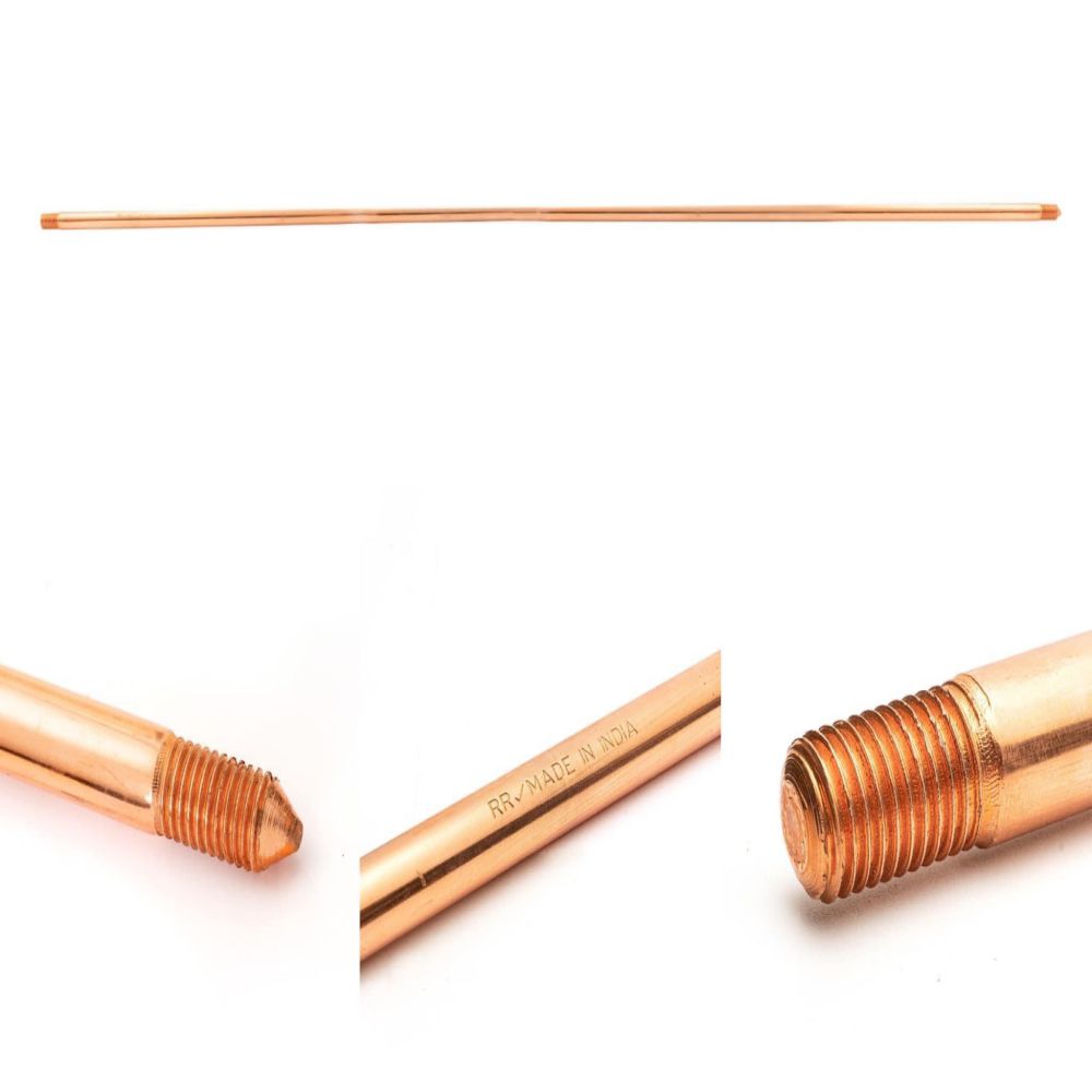 Copper Bond Threaded Earth Rods (D16, L2400)