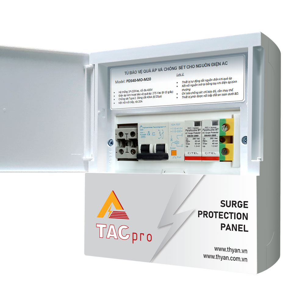 PDS40-MO-M63 Sing-phase Permanent & Transient Overvoltages Panel