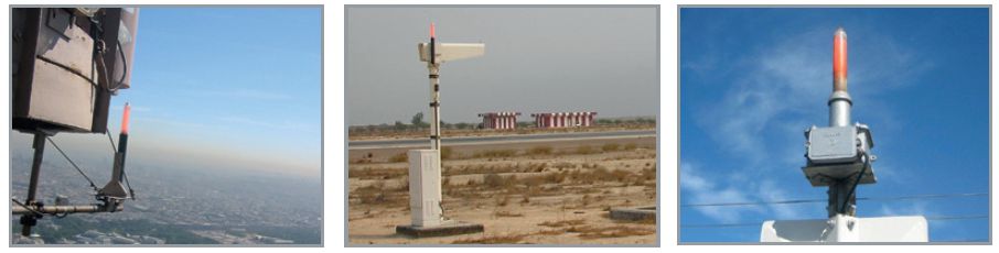 Đèn báo không HISTI được dùng để đánh dấu chướng ngại vật như tòa nhà, sân bay, tháp phát sóng