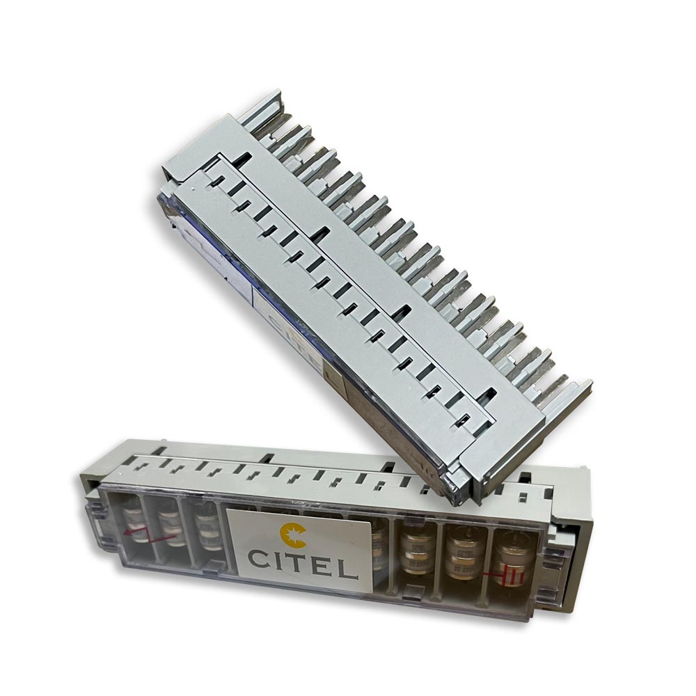 LSA10GT-230 10-pair Telecom surge protector for LSA+ connections trip
