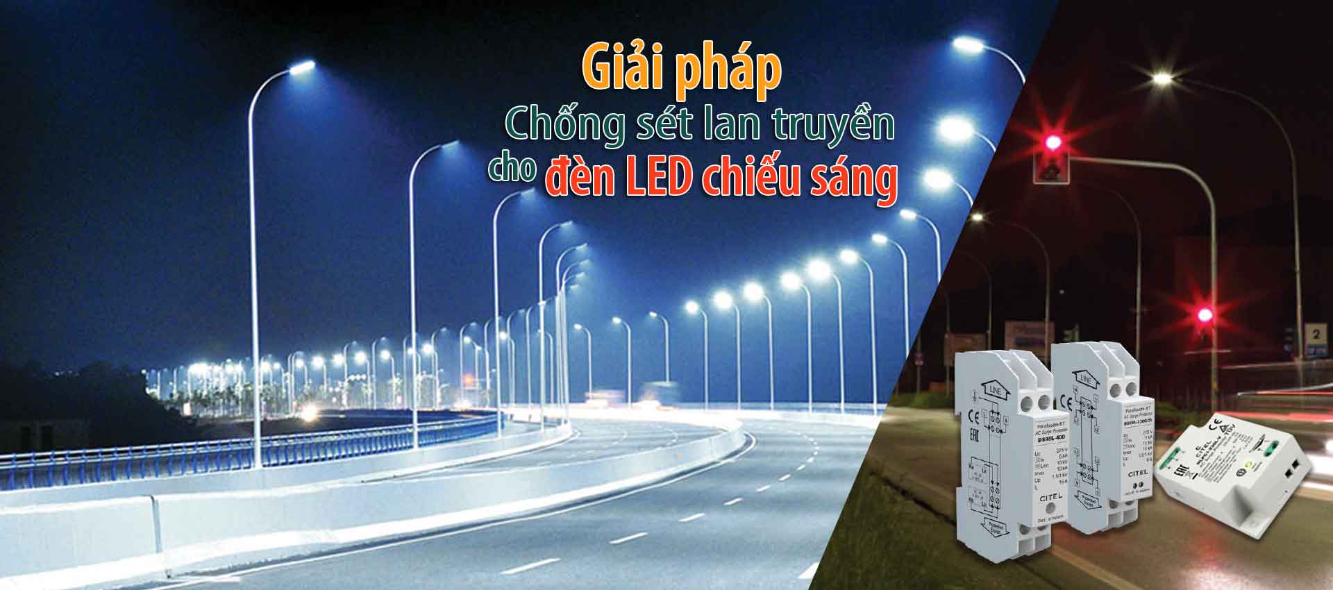 Giải pháp chống sét lan truyền cho đèn LED