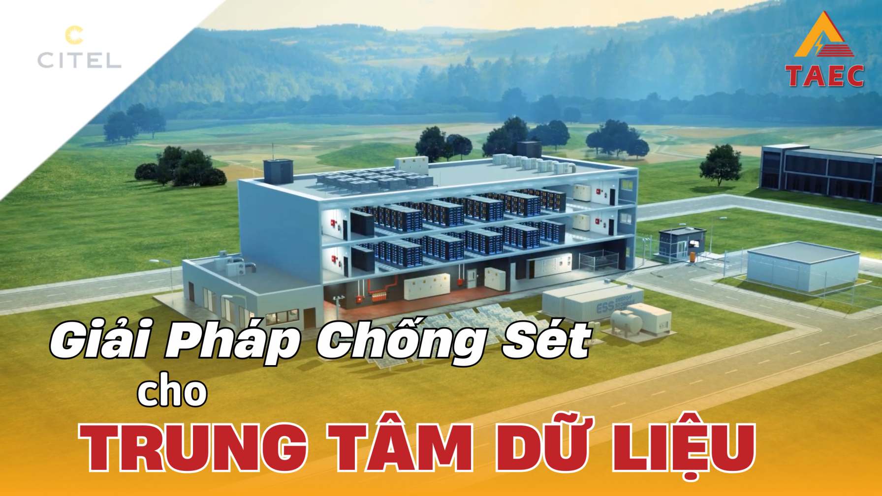 Video về chống sét lan truyền cho Data Center