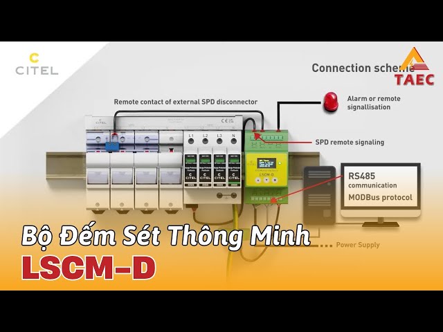 Video Giới thiệu Bộ Đếm Sét Thông Minh LSCM-D